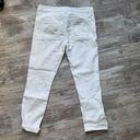 Banana Republic  White Solid Sculpt Skinny Crop Summer Capri Jeans Womens Size 27 Photo 4