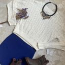 Divided H&M acrylic cream sweater Photo 8