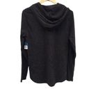 Arizona Jeans Arizona Black Hooded Long Sleeve Pullover Shirt Photo 4