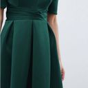 ASOS NWT  Bardot Pleated Waist Scuba Midi Prom Dress Photo 7