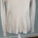 Lane Bryant  Long Sleeve Ribbed Knit Turtleneck Size 1X Oatmeal Beige Rayon Photo 2