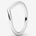 Pandora Polished Wishbone Ring Photo 0