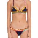 kiini  Swim Bottoms Tasmin Crocheted Bright Colored Bikini Large Photo 0