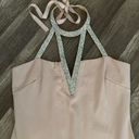 Charlotte Russe  Rose Cocktail Dress with metallic decorative halter. Size Large Photo 4