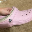 Crocs Pink  Fuzzy Photo 3