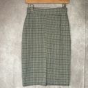 New Mix  Black White Plaid Pencil Skirt Size Medium Professional Office Business Photo 2