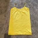 Wishful park  Yellow Spaghetti Strap Tank Top Small Photo 2