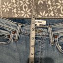 RE/DONE ReDone Originals 90s High Rise Ankle Crop in Hazey Indigo Button Fly Size 24 Photo 10