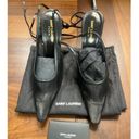 Saint Laurent  Oxalis Pumps in Noir Black 40 10 With Box Womens High Heels Photo 5