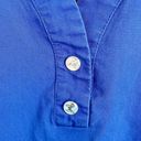 Koi 175 Justine Button Front Scrub Top Nursing Royal Blue Women's Size Medium Photo 3