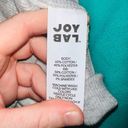 Joy Laby Gray Green Long Puff Sleeve Pullover Crew Neck Cropped Sweatshirt small Photo 4