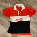 Coca-Cola Vintage  90s retro collared polo shirt Small Photo 0