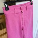 ZARA  Women's High Rise Wide Leg Jeans Pink Size 4 Denim Photo 3