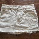 PacSun Mid-Rise Mini-Skirt Beige Denim Photo 1