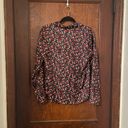 Something Navy  Vintage Style Ditsy Floral Print Blouse Photo 4