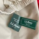 L.L.Bean  Coastal Tan Sunwashed Cotton Canvas Crop Drawstring Cropped Pants XL new Photo 9