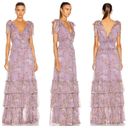 Alexis  Clemence Dress In Purple Bouquet Photo 1