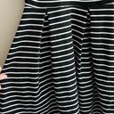 Soprano Black and White Striped Fit & Flare Dress, Halter Dress, Size XS Photo 5