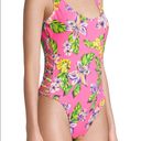 No Boundaries  Junior One Piece Swimsuit Floral Photo 3