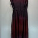 Kay Unger NEW  New York Burgundy to Deep Purple Ombré Sleeveless Wrap Dress Sz 10 Photo 8