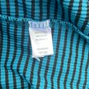 Revolution Curve  teal & black stripe long sleeve top size 2X NEW Photo 2