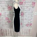 Calvin Klein  nwot sleeveless white sheath dress with black trim and piping Photo 4