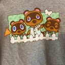 Nintendo  Animal Crossing Gray Hoodie Size M Photo 1