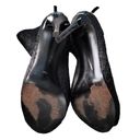 Guess  Black Women's Lace Peep-Toe  Ankle Booties Sz 9M Photo 2