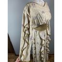 Chateau 80s JEANNE MARC gold Prom ruffled fantasy dress Lalande  Unwrapped Photo 3