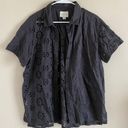 American Eagle Floral Button Down Shirt Photo 0