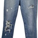 Pistola  Women's Size 24 High Rise Button Fly Light Wash Distressed Jeans Photo 1