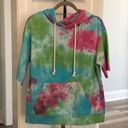 SheIn Fabulous Tie Dye Hoodie / Top Sleeves Cut Down To Short  Photo 0