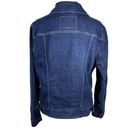 Patagonia  Trucker Jean Jacket Women's Large Blue Dark Wash Stretch Denim Grunge Photo 2