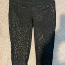 Bebe NWOT  Sport black animal print cropped leggings. Sz S Photo 0