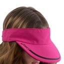 ASICS  Women's Hat Pink Adjustable Cap Visor Baseball Golf Running Gym Tennis NWT Photo 5