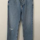 RE/DONE NWOT  Comfort Stretch High Rise Stove Pipe Denim in Cloudy Blue Sz 28 Photo 2