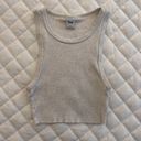 Aritzia TNA Cropped Cream Tank Top Photo 0