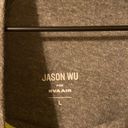 Jason Wu  x Eva Air gray button neck unisex sleep tunic, size large Photo 6