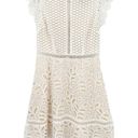 BB Dakota  Womens Ariane Eyelet Floral Lace Formal Skater Dress Size 2 White Photo 2