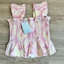 Hill House  The Paz Top and Skirt Set Linen in Candy Kaleidoscope Size M NWT Photo 3