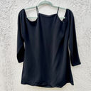 The Row  Cold Shoulder Krauss Halter Neck Top Blouse Black Women's Size Small Photo 7