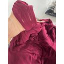 Hayley Paige Occasions Hayley Paige Dress Womens 16 Plus Red Pink V Neck Bridesmaid Chiffon Gown 5669 Photo 4