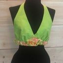 Handmade Vintage 1970s  bikini top cotton hippie boho original Photo 0