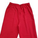 Lulus  Pants Womens Large Red High Waisted Trouser Wide Leg Pockets Office Photo 14