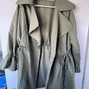 Green Open Lightweight Jacket Size 1X Photo 0