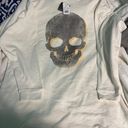 Grayson Threads White Skull Sweatshirt Photo 0