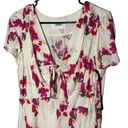 Ba&sh  Womens Elita Floral Jacquard Tie Front Cut Out Mini Dress Size L Photo 3