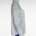 Romeo + Juliet Couture  White Gray Plaid Flannel Size Medium Photo 3