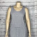 Haven Well Within Sz XL Stripe Drawstring Tie Elastic Waist Knit Midi Tank Dress Photo 1