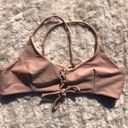 LA Hearts LA Heart Rose Gold Bikini Top Photo 1